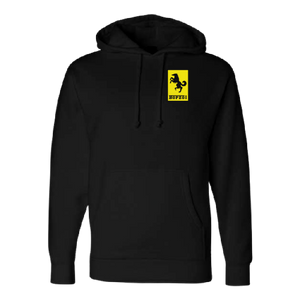 BORZOI HOODIE BLACK