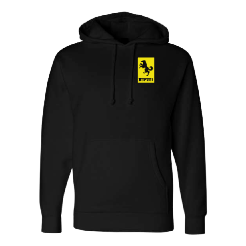 BORZOI HOODIE BLACK