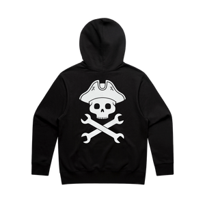 JOLLY ROGER HOODIE BLACK